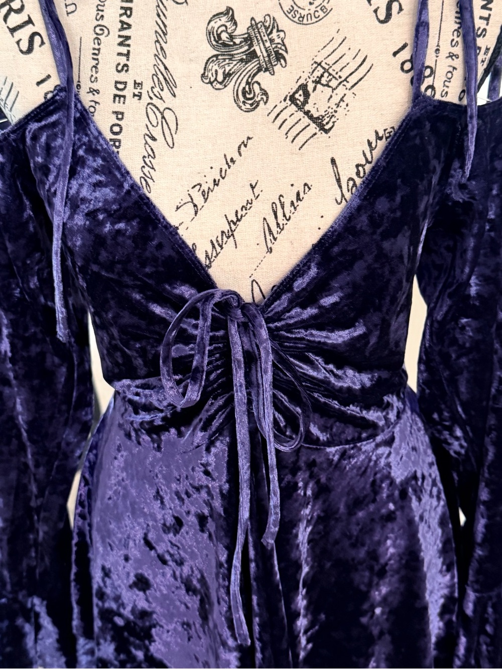 NWTDolls Kill Current Mood F is for Fairies Handkerchief Dress Purple Velvet XXL - Picture 4 of 6